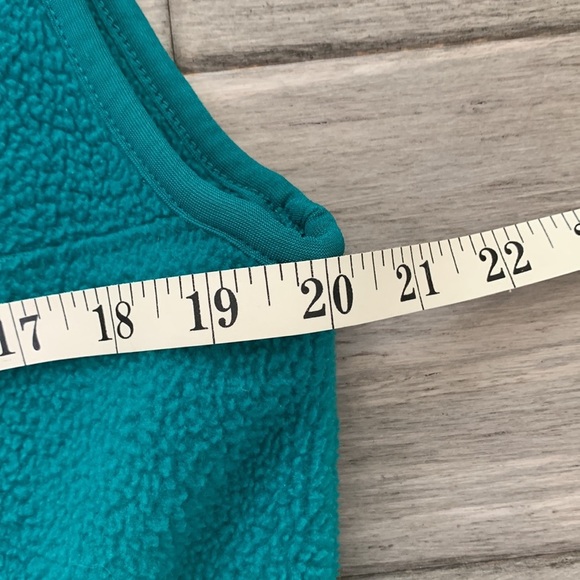 Patagonia Aqua Teal Vest Deep Pile Full Zip Retro X Fleece Vintage  Rare Sz S - Picture 12 of 17
